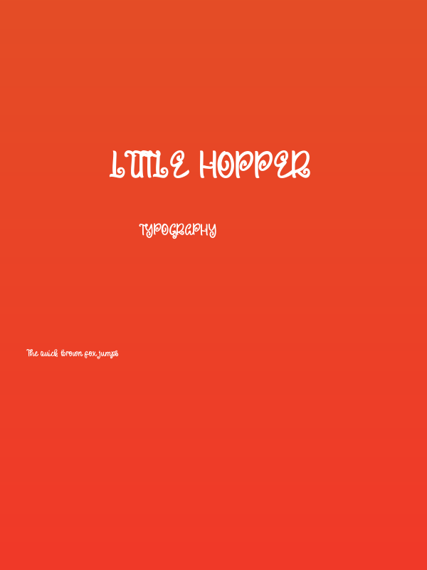 Little Hopper Poster