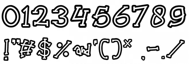 Little Humble Font OTHER CHARS