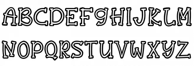 Little Humble Font Litere mari