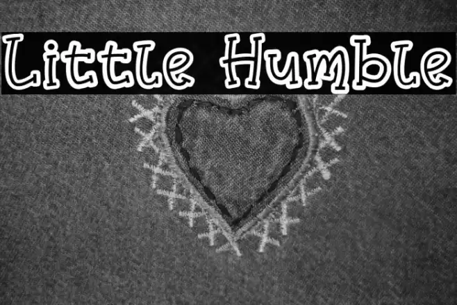 Little Humble Font examples