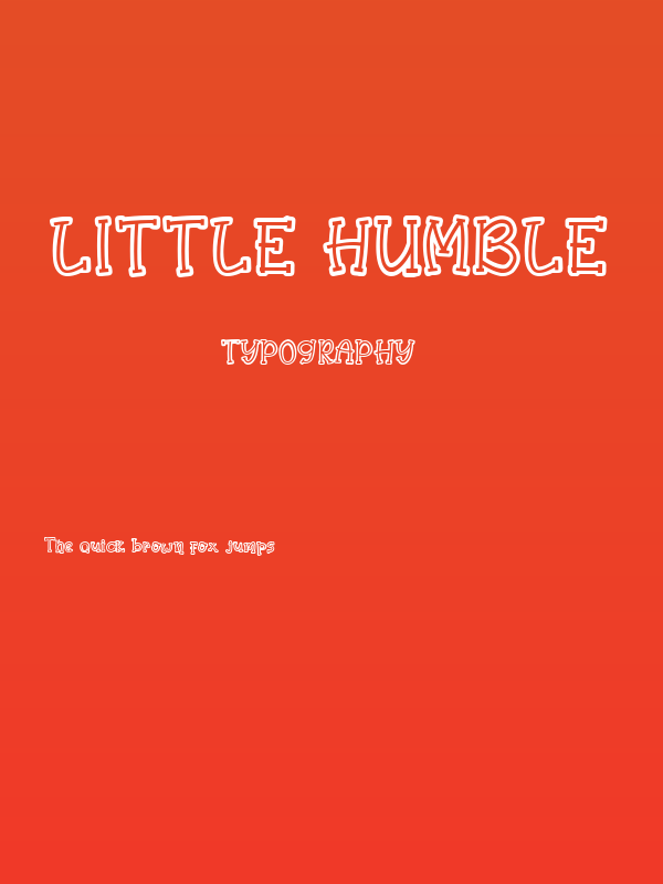 Little Humble Poster