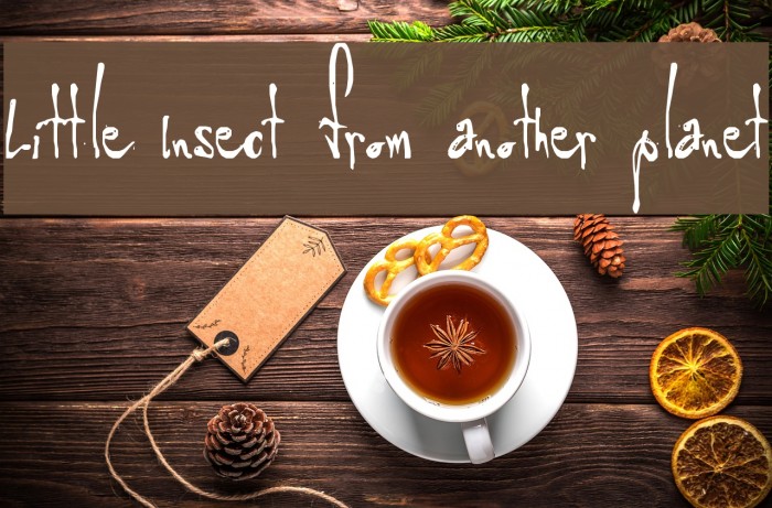 Little Insect from another planet لخطوط تنزيل examples