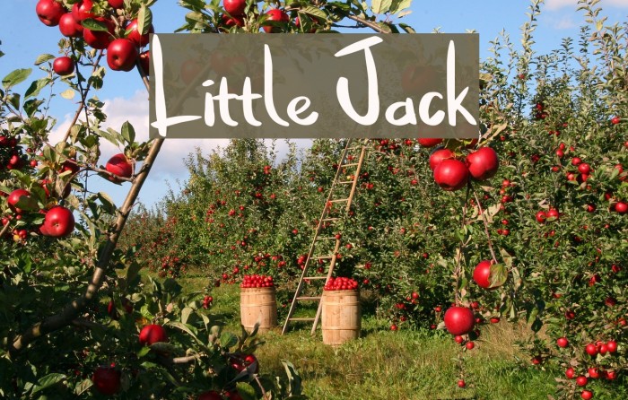 Little Jack Font examples