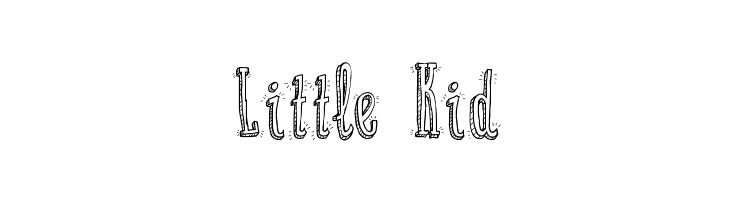 Little Kid  フリーフォントのダウンロード