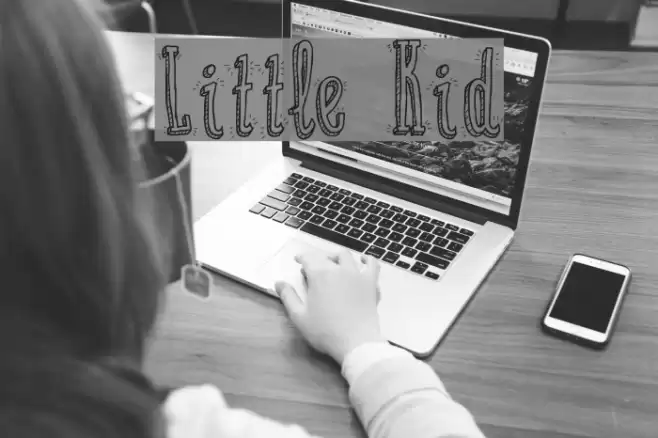 Little Kid Font examples