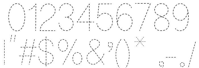 Little Kidos Font OTHER CHARS