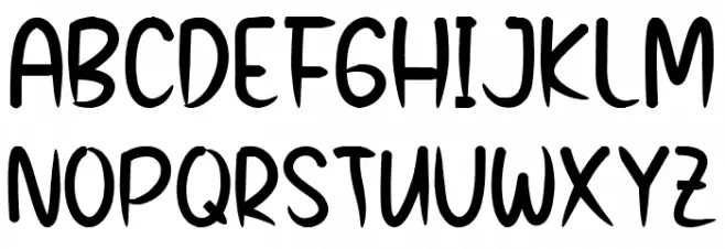Little King Schriftart Groß