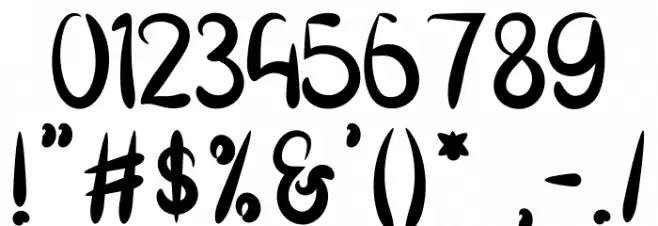 Little Kitten Font OTHER CHARS