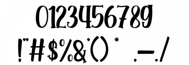 Little Koala Font OTHER CHARS