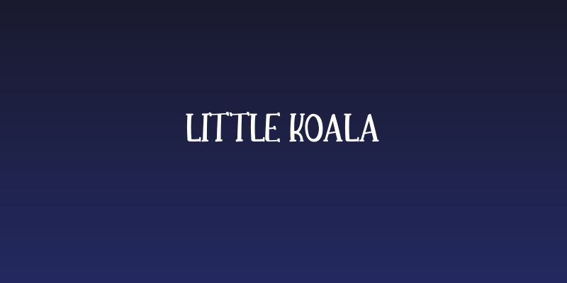 Little Koala Social Header