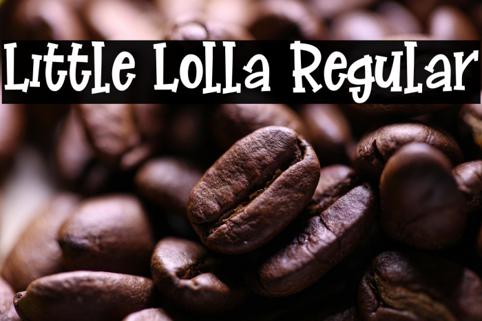 Little Lolla Regular Example 2