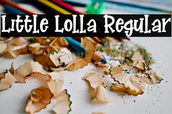 Little Lolla Regular Example 3