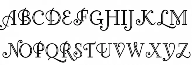 Little Lord Fontleroy NF Fonte MAIÚSCULAS