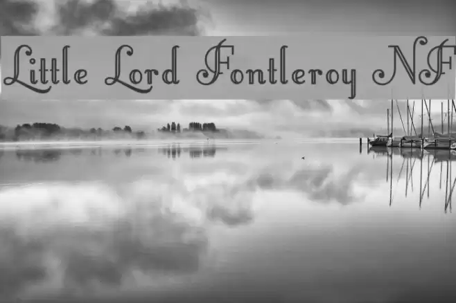 Little Lord Fontleroy NF Font examples