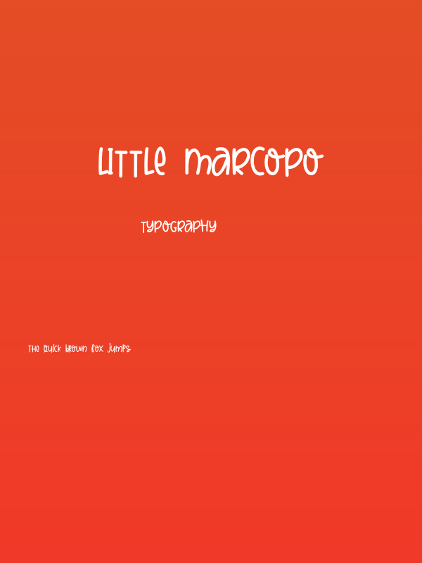 Little Marcopo Poster