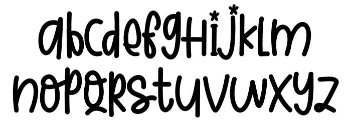Little Marcopo Font LOWERCASE