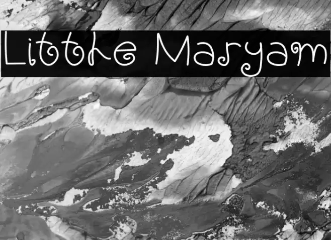 Little Maryam Font examples