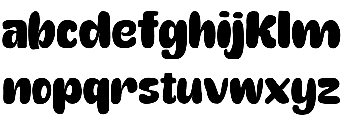 Little Merry Font LOWERCASE