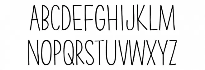 Little Miracles Schriftart Kleinbuchstaben