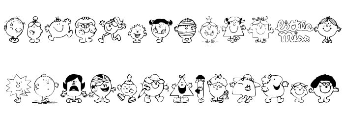 Little Miss Medium Font LOWERCASE
