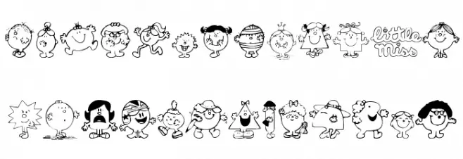 Little Miss Medium Fonte MINÚSCULAS