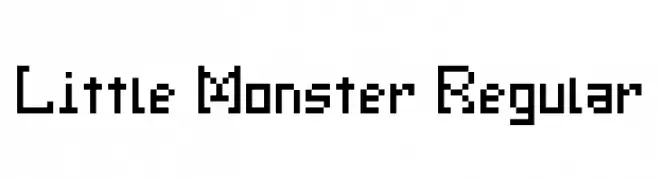 Little Monster Regular  Descarca Fonturi Gratis