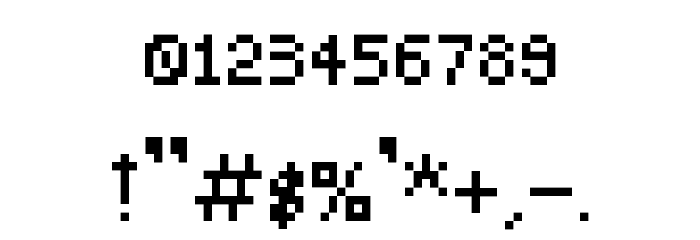 Little Monster Regular Font OTHER CHARS