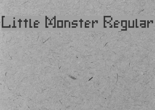 Little Monster Regular Example 1