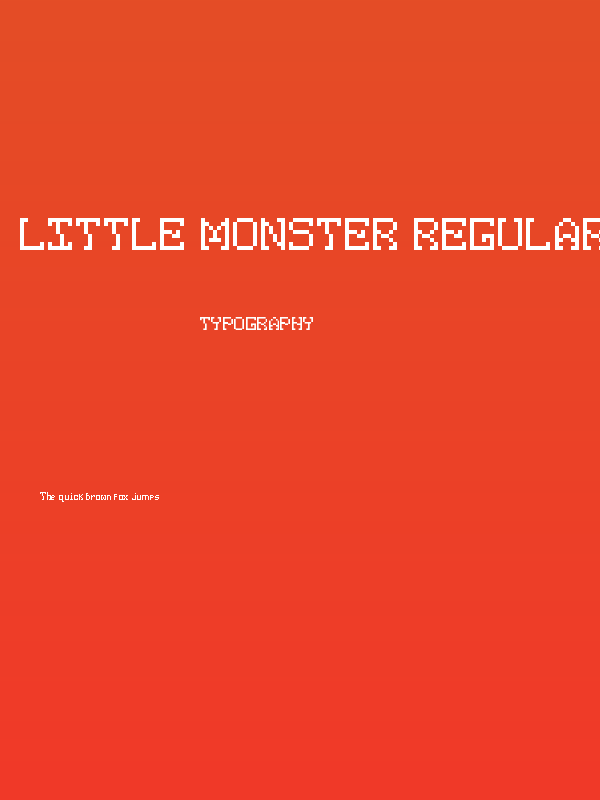 Little Monster Regular Poster