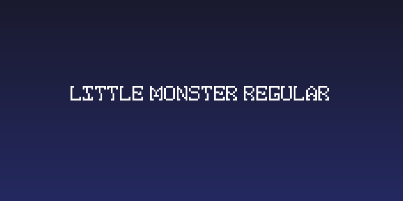 Little Monster Regular Social Header