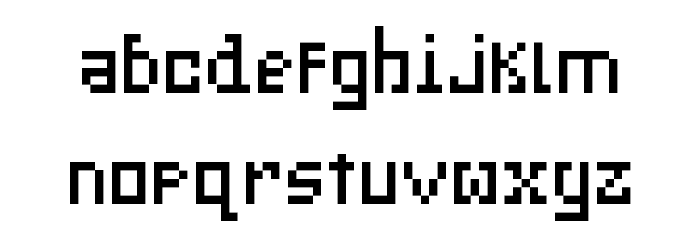 Little Monster Regular Font LOWERCASE