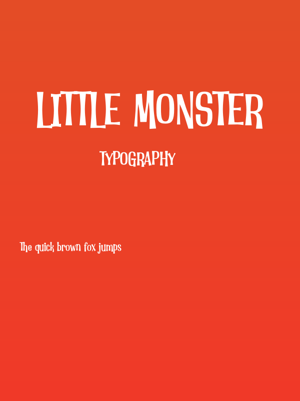 Little Monster Poster