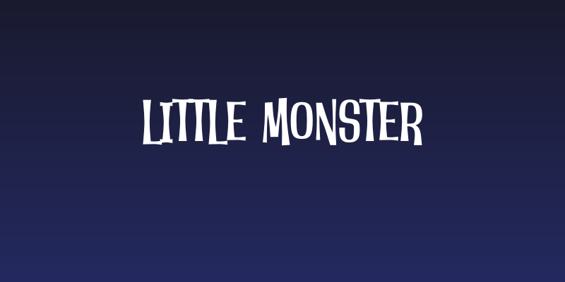 Little Monster Social Header