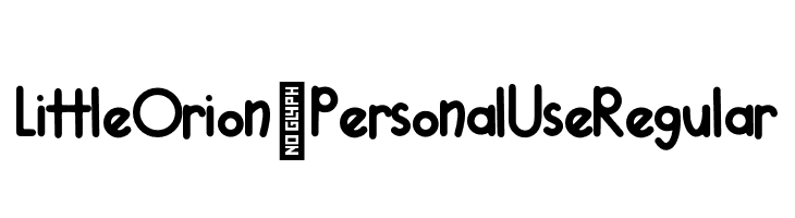 Little Orion - Personal Use Regular  لخطوط تنزيل