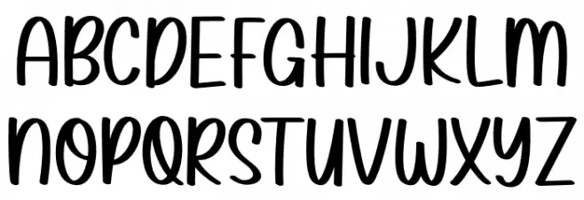 Little Panda Schriftart Groß