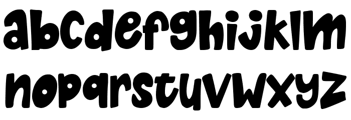 Little Paws Font LOWERCASE