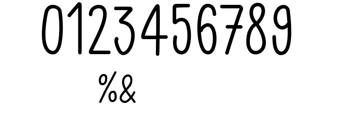 Little Pea - Demo Regular Font OTHER CHARS