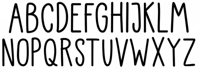 Little Pea - Demo Regular Schriftart Groß