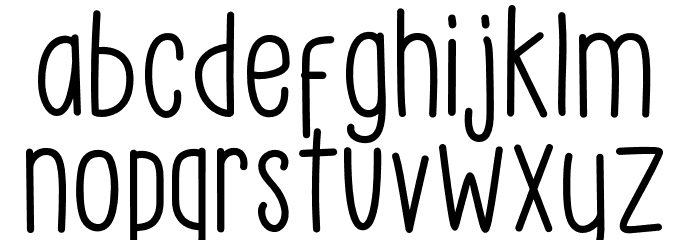 Little Pea - Demo Regular Font LOWERCASE