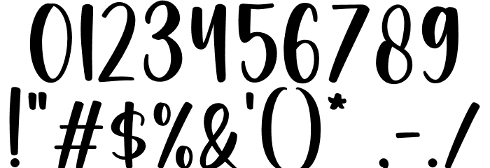 Little Penguin Font OTHER CHARS