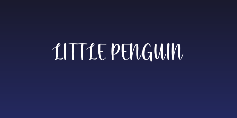 Little Penguin Social Header