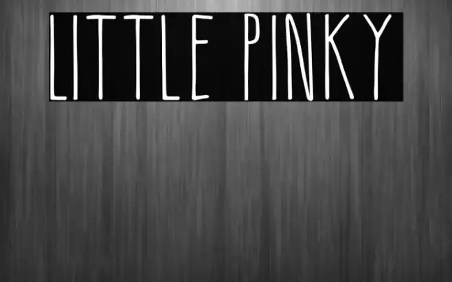 Little Pinky Example 3