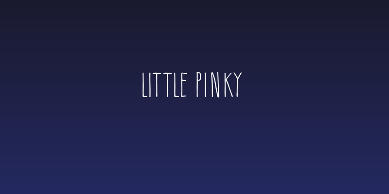 Little Pinky Social Header