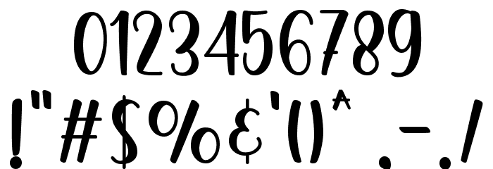 Little Princess Font OTHER CHARS