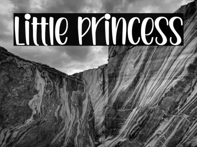 Little Princess Caratteri examples