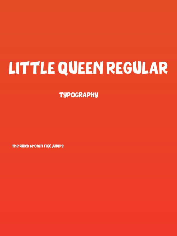 Little Queen Regular Poster