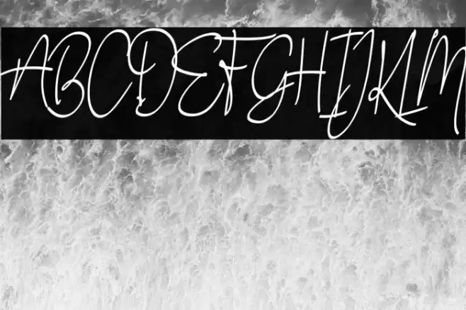 Little Queen Signature Font examples