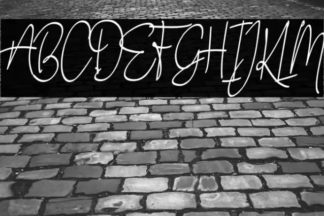 Little Queen Signature Font examples