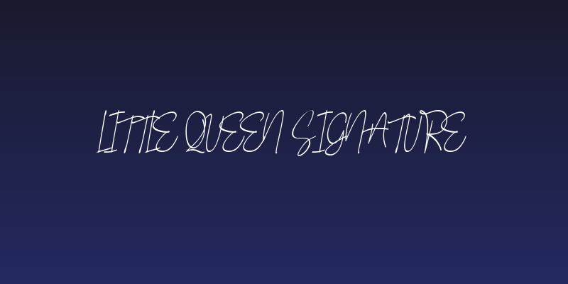 Little Queen Signature Social Header