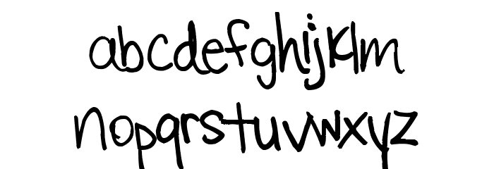 Little Ryan Font LOWERCASE
